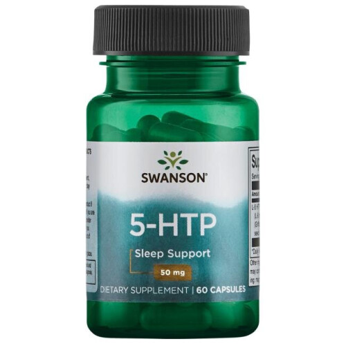 Swanson, 5-HTP, 50 mg, 60 Kapseln