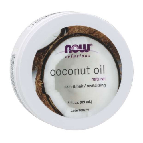 NOW Foods NOW Foods, Solutions, Huile de Coco Naturelle, 3 fl oz (89 ml)