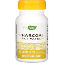 Nature's Way, Activated Charcoal, x100caps