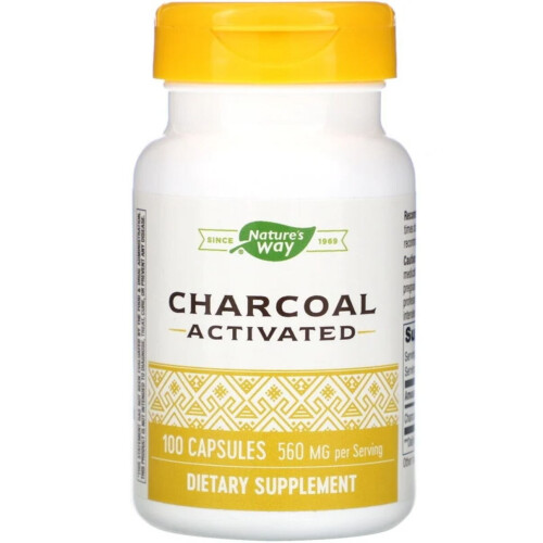 Nature's Way, Activated Charcoal, x100caps
