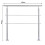Living And Home (100cm 2 Cross Bar) Handrail Kit Outdoor Grab Rail Garden Step Support Variable Angle 4