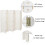 Living And Home (6 Panels) Wicker Folding Room Divider Privacy Screen Separator 5