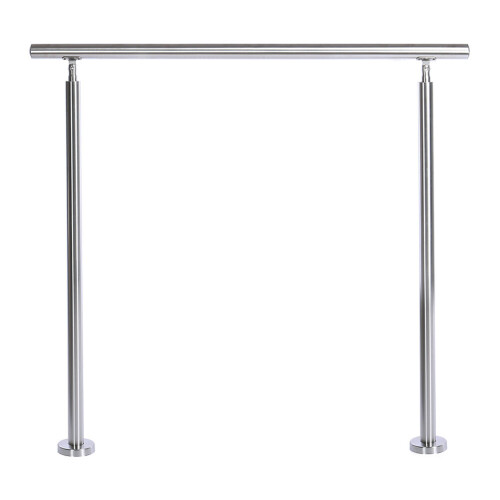 Living And Home (100cm 0 Cross Bar) Handrail Kit Outdoor Grab Rail Garden Step Support Variable Angle 1