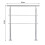 Living And Home (80cm 2 Cross Bar) Handrail Kit Outdoor Grab Rail Garden Step Support Variable Angle 7