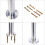 Living And Home (80cm 0 Cross Bar) Handrail Kit Outdoor Grab Rail Garden Step Support Variable Angle 6