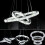 Living And Home (Cool White, 30+50cm) Adjustable LED Crystal Pendant Light Ring Chandelier Ceiling Lamp 5