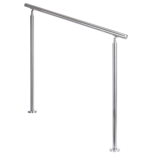 Living And Home (100cm 0 Cross Bar) Handrail Kit Outdoor Grab Rail Garden Step Support Variable Angle 2