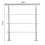 Living And Home (80cm 3 Cross Bar) Handrail Kit Outdoor Grab Rail Garden Step Support Variable Angle 9