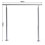 Living And Home (100cm 0 Cross Bar) Handrail Kit Outdoor Grab Rail Garden Step Support Variable Angle 4