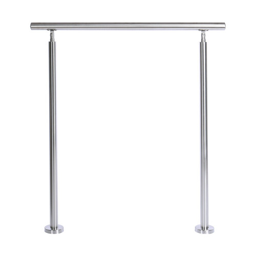 Living And Home (80cm 0 Cross Bar) Handrail Kit Outdoor Grab Rail Garden Step Support Variable Angle 2
