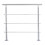 Living And Home (100cm 3 Cross Bar) Handrail Kit Outdoor Grab Rail Garden Step Support Variable Angle 2