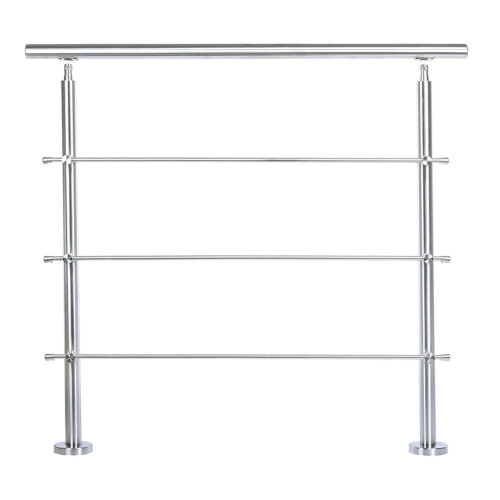 Living And Home (100cm 3 Cross Bar) Handrail Kit Outdoor Grab Rail Garden Step Support Variable Angle 1