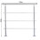 Living And Home (100cm 3 Cross Bar) Handrail Kit Outdoor Grab Rail Garden Step Support Variable Angle 4