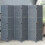 Living And Home (Grey, 6 Panels) Folding Room Divider Privacy Screen Wall Partition 1