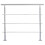 Living And Home (150cm 3 Cross Bar) Handrail Kit Outdoor Grab Rail Garden Step Support Variable Angle 2