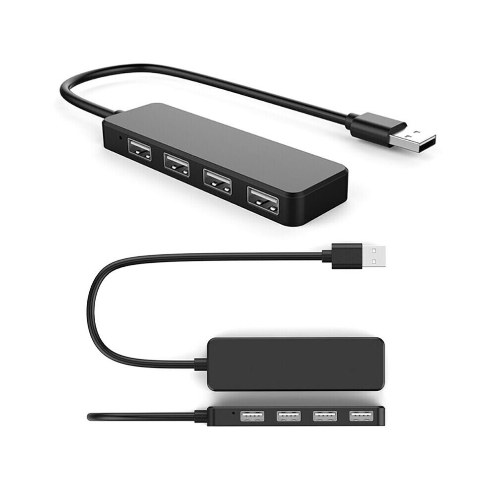 High Speed 4 Port Usb Hub 2.0 Multi Splitter Expansion Desktop Laptop Pc Adapter 683546028822