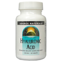 Source Naturals, Hyaluronic Acid, 100mg x 30Tabs