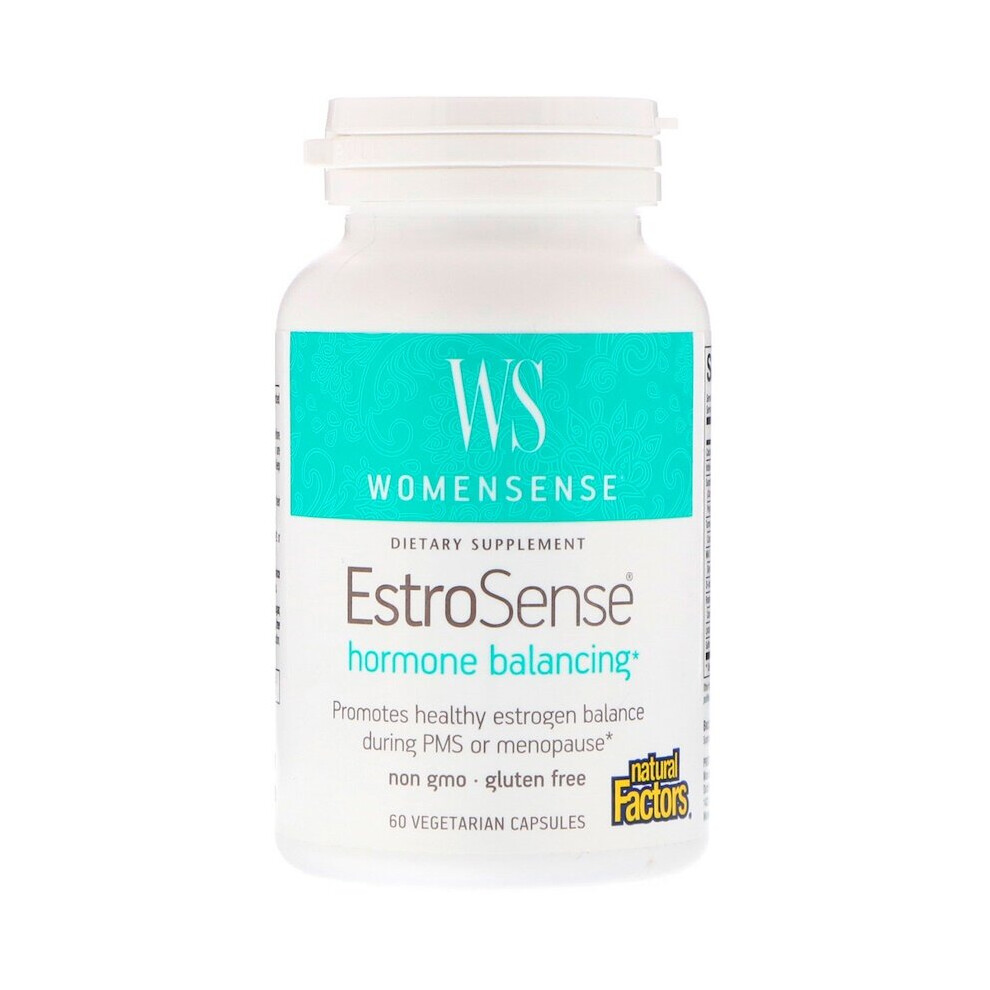 Natural Factors , Womensense, Estrosense, Hormone Balancing, 60 Vegetarian Capsules