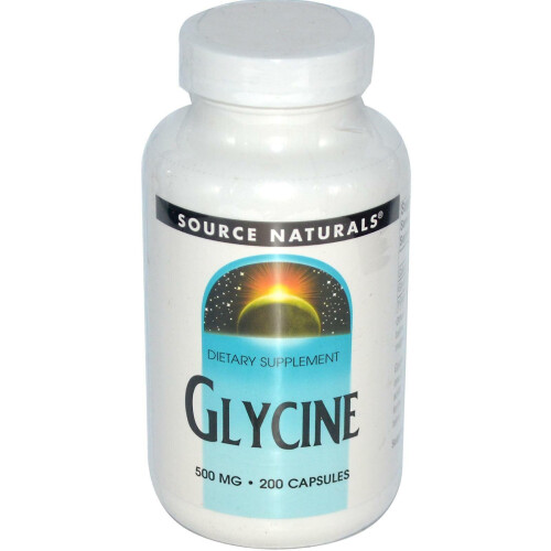 Source Naturals, Glycine - 500mg x200 Capsules