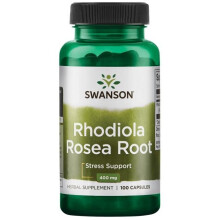 Swanson, Racine de Rhodiola Rosea Spectre Complet, 400 mg, 100 Gélules