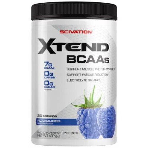 BCAA en poudre Scivation - Xtend Original BCAA - Blue Raspberry Ice 440g