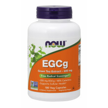 NOW Foods, EGCg, Grüntee-Extrakt, 400 mg, 180 Veg Kapseln