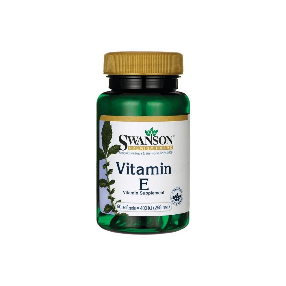 Swanson Vitamin E 400 Iu - 60 Softgels