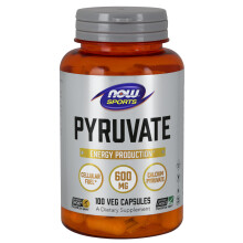 NOW Foods, Sport, Pyruvat, 600 mg, 100 Vegane Kapseln (300 mg pro Kapsel)