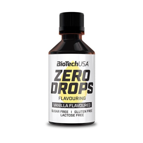 BioTechUSA Zero Drops Vanilla - 50 ml.