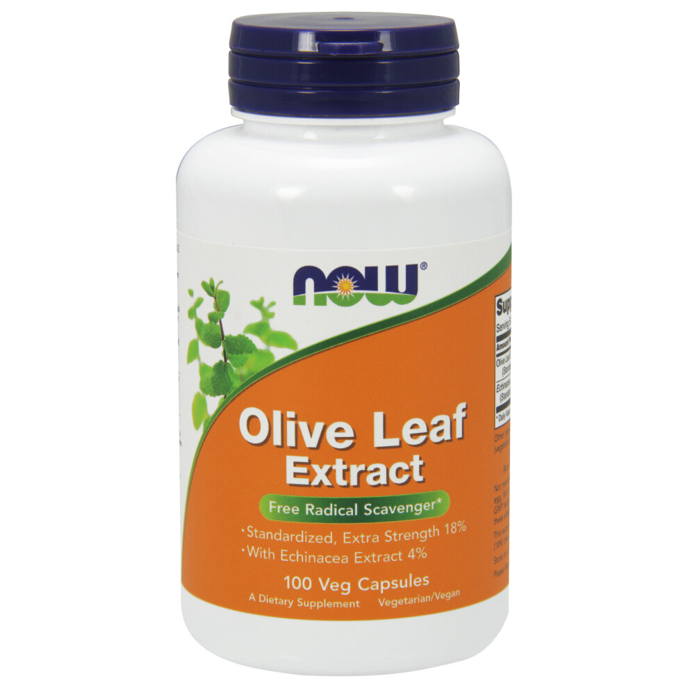 NOW Foods, Olive Leaf Extract 18% x100Vcaps