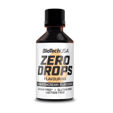 BioTechUSA Zero Drops Cookies & Cream - 50 ml.
