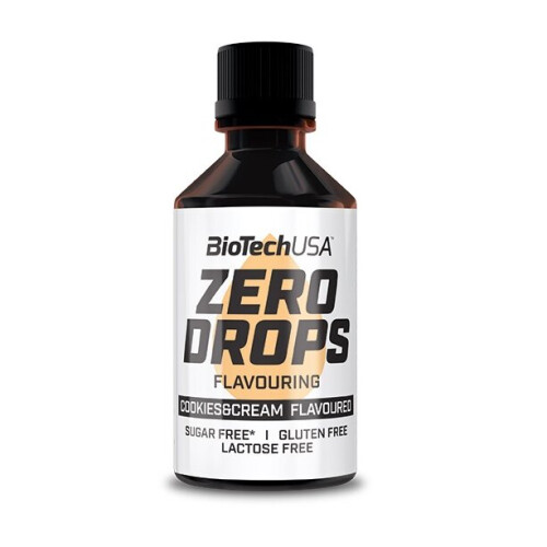BioTechUSA Zero Drops Cookies & Cream - 50 ml.