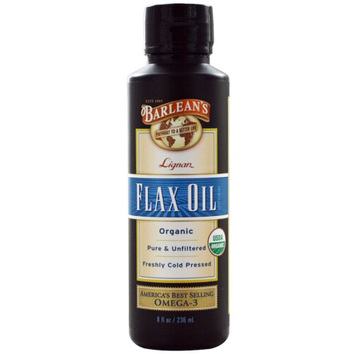 Barlean's, Complément d'Huile de Lin Biologique aux Lignanes, 8 fl oz (236 ml)
