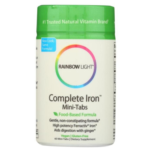 Rainbow Light Complete Iron Mini-Tabs - 60 tablets