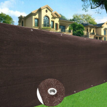 (Brown, 2*25m) Garden Privacy Screen Fence Fencing Netting