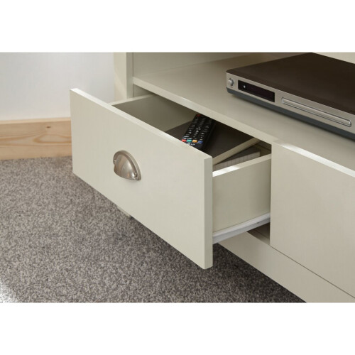 Lancaster Cream & Oak Top Corner TV Unit 2