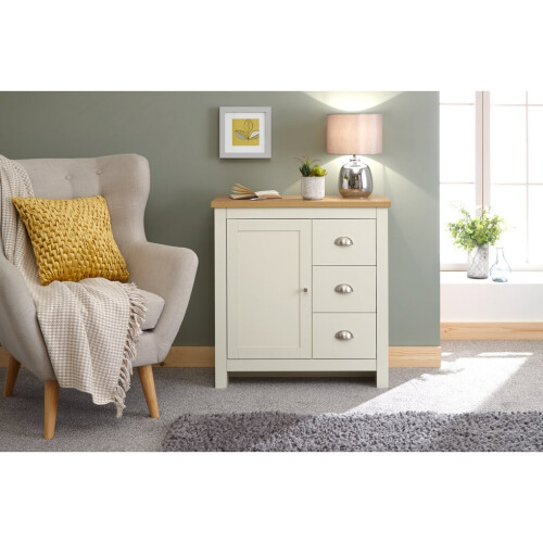 Lancaster Cream & Oak Top Multi Unit Sideboard