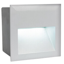 Eglo Zimba-LED - LED Outdoor Recessed Wall Light Silver IP44