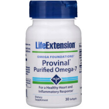 Life Extension, Provinal Gereinigtes Omega-7, 30 Weichkapseln