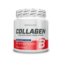 BioTechUSA Collagen Improve Blood Vessel Bone & Skin Black Raspberry Flavor 300g