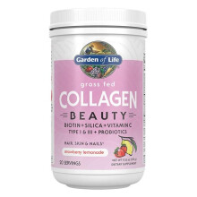 Garden of Life, Collagène Beauté Nourri à l'Herbe, Citronnade à la Fraise, 9,52 oz (270 g)
