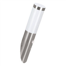 Eglo Helsinki - 1 Light Outdoor Wall Light with PIR Motion Sensor Stainless Steel IP44, E27