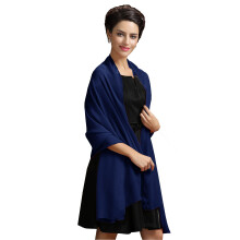 (Navy blue) Chiffon Wrap Stole Shawl For Weddings Bridal Bridesmaid & Evenings Wear