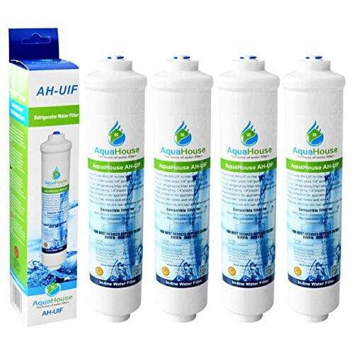 4X AquaHouse UIFS Compatible Fridge Water Filter for Samsung DA29-10105J HAFEX/EXP WSF-100 Aqua-Pure Plus (External Filter only)