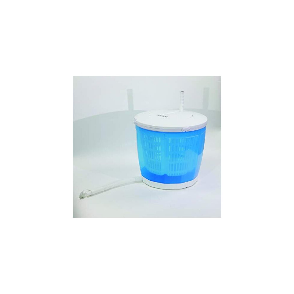 Leisurewize Lw569 Eco Washer – Blue, 5 L, Portable Manual Washing Machine, Hand Cranking, Dual Wash Cycles, Compact Design