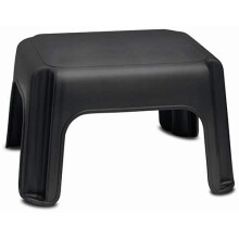Addis Step Stool No Slip Feet Serrated Footing Area Light Weight Black