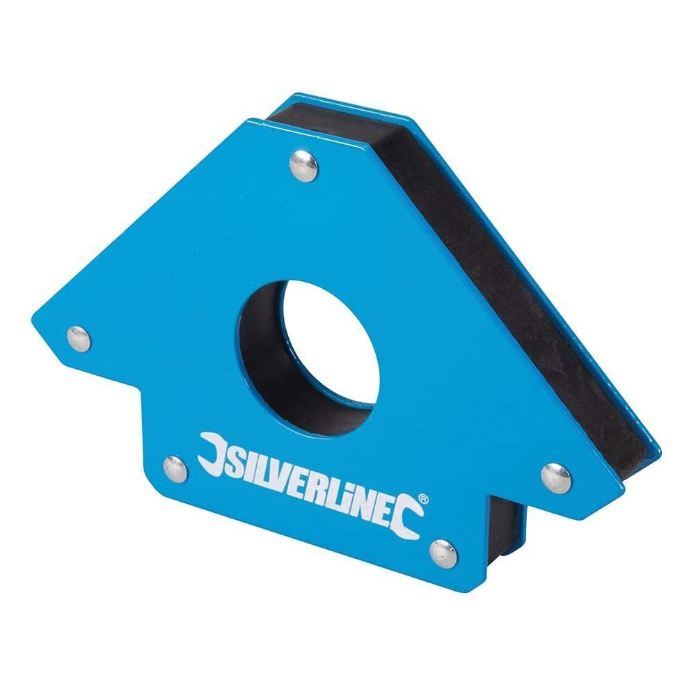 Silverline Powerful Welding Magnet Holds Workpiece 125mm Welding Accessories