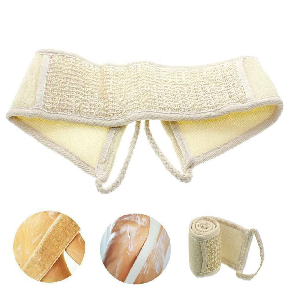 Exfoliating Loofah Back Strap Loofa Bath Shower Body Sponge Scrubber Brush Wash