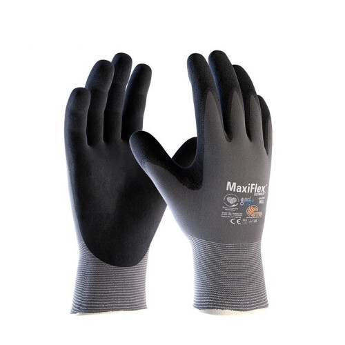 (Medium - 8) ATG Maxiflex Gloves 42874 AdApt 6 Pairs