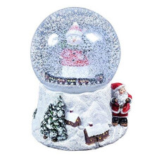 The Christmas Workshop 84410 Musical Snow Globe | 11cm x 10cm x 15cm